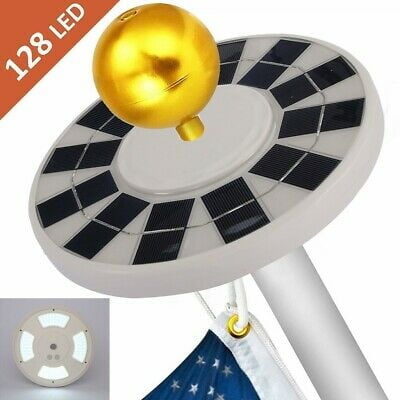 Super Bright Led Solar Powered Lights on 15 Solar Flag Pole Light 128 LED Light Super Bright Led Solar Powered Lights on 15 Solar Flag Pole Light 128 LED Light